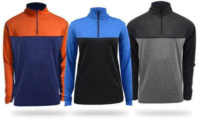 Color Block Quarter Zip