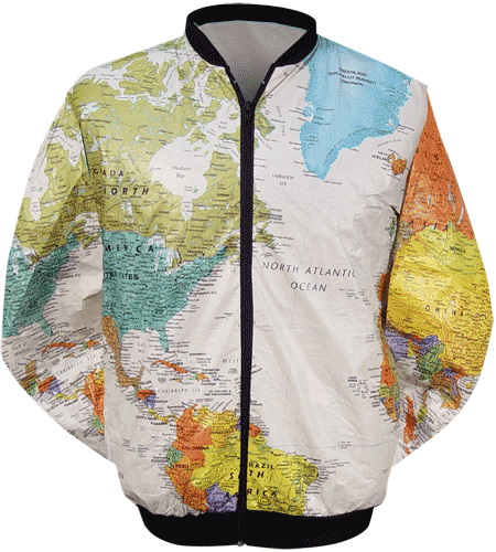 tyvek map jacket